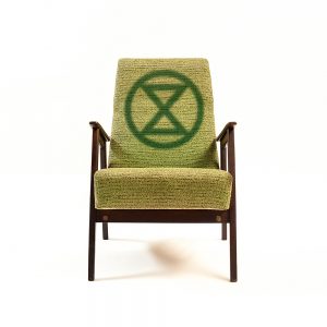 Armchair with XR symbol
